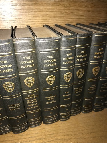 THE HARVARD CLASSICS!1909!First Edition complete 51 Set Good Condition VERY GOOD - 第 5/11 張圖片