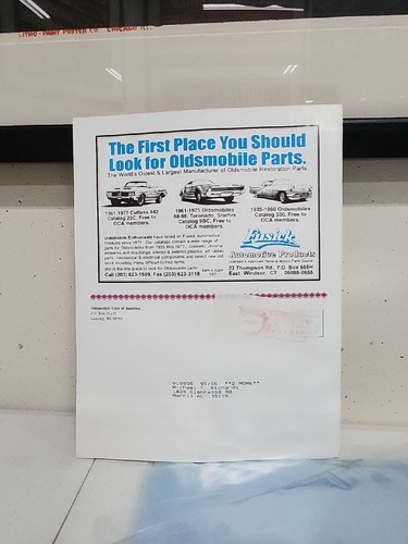 JOURNEY WITH OLDS JWO APRIL 1995 RARE HARD TO FIND COPY - Picture 2 of 2
