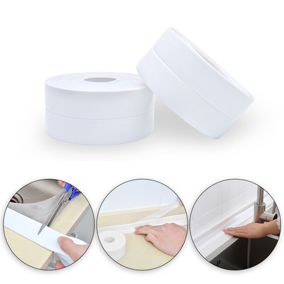 PVC Wall Sealing Strip Tape Waterproof Self-Adhesive Caulk For Kitchen Bathroom PVC Wall Sealing Strip Tape Waterproof Self-Adhesive Caulk For Kitchen Bathroom