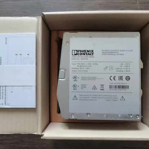 UNO2-PS/1AC/24DC/480W Phoenix Contact 2910105 24VDC 20A Power Supply Unit - Picture 3 of 5