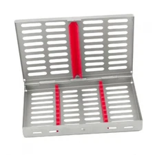 Redland 10 Instrument Autoclavable Cassette (Red)