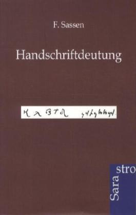 Thumbnail - Handschriftdeutung | F. Sassen | 2012 | Deutsch