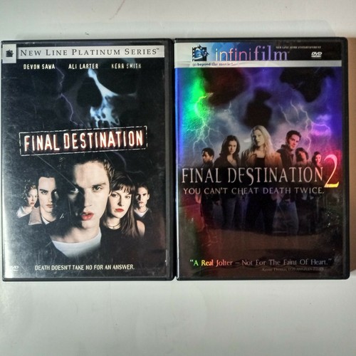 Final Destination 1 ,2 Ali Larter Horror Movie Lot Bundle