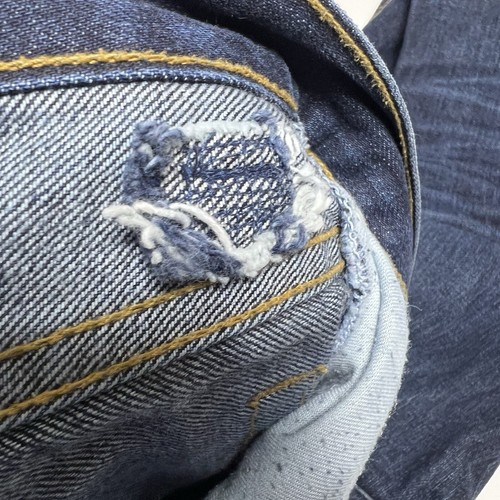 Brave Star Jeans 29x33 Selvedge Denim Dark Wash Button Fly - Bild 12 von 24