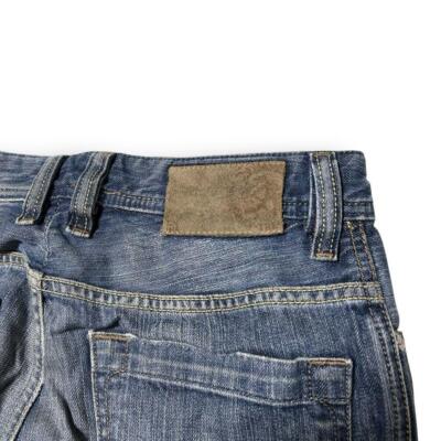 パンツ archive DIESEL coating denim pants y2k Diesel Men M Flare Distress Denim Pants Archive Y2K Luxury