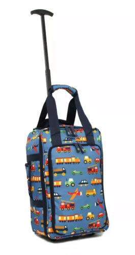 40x25x20cm Ryanair under seat Case Luggage Suitcase Cabin Wheeled Trolley Bag - Picture 93 of 109