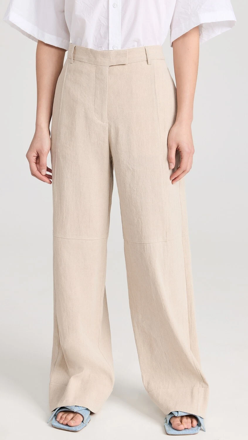 Pantaloni Sartoriali Relaxed Acne Studios Marrone Taglia 32 Nuovi con etichette