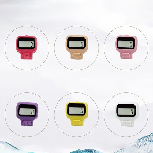 Digital Counter Manual Push Button Counter Smart Vibration Ring Finger Clicker - Picture 7 of 24