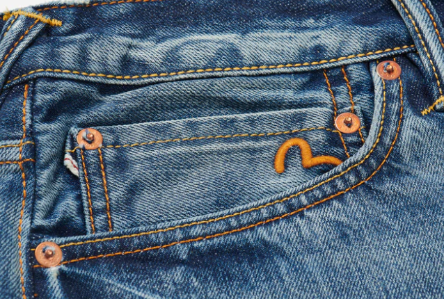 Palace Evisu Long Selvedge Denim Shorts Light Wash SS24 Dice Palace Evisu Long Selvedge Denim Shorts Light Wash SS24 Dice