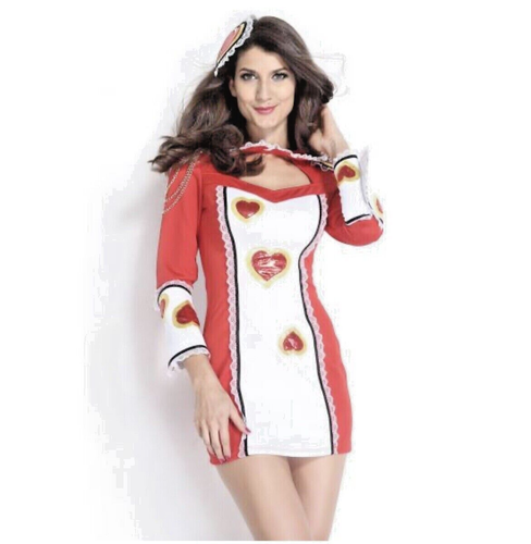 Sexy Queen of Hearts Womens Cheap Clearance Costumes - Picture 2 of 3