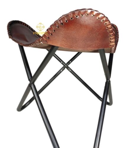 Con Apertura Piel Marrón Otomano Asiento Original Relajante Reposapiés PL2-97 - Imagen 3 de 4
