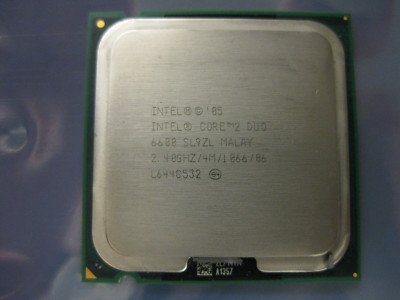 Intel SL9ZL SL9S8 Core 2  E6600 2.40GHz 1066MHz 4MB LGA775 Desktop CPU Processor