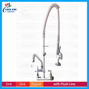 Sink Faucet Swivel Pull Down Spray Kitchen Commercial Kitchen