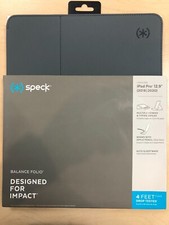 Speck Balance Folio Case for Apple iPad 12.9" (2018/2020) - Gray - 3rd, 4th Gen