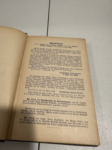 Dr J Schuster's Biblische Geschichte 1876 Book Is In German - Picture 5 of 5