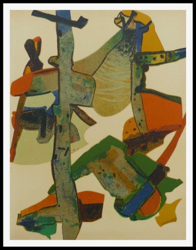 Maurice ESTEVE : Roussadou, lithographie originale 1974 - Imagen 2 de 4
