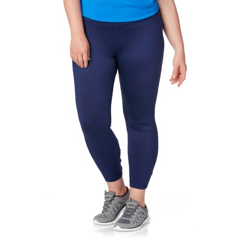 Women's Plus Performance Leggings Size:3XL Wicking Medieval Blue - Picture 2 of 3