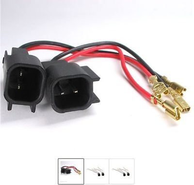 Par De Conectores Cable Adaptador Cable de altavoz Enchufe Para Ford Escort