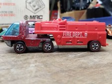 Vtg Hot Wheels REDLINE 1969 Purple Heavyweights Fire Dept Mattel USA Nice Shape