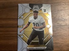 2023 Panini Mosaic DARNELL WASHINGTON Silver Holo RC #306 Pittsburgh Steelers
