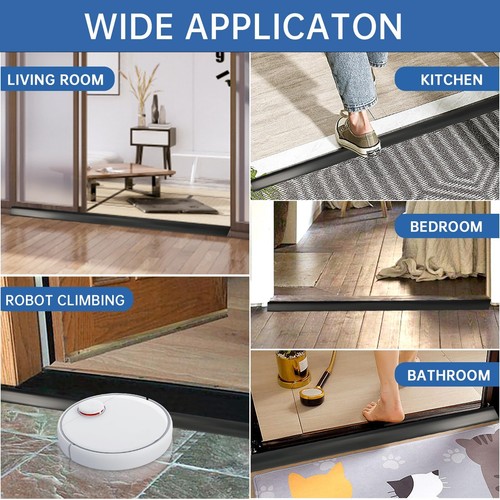Floor Transition Strip Vinyl Door Threshold Flooring Transition Strip Self Adhes - Picture 5 of 6