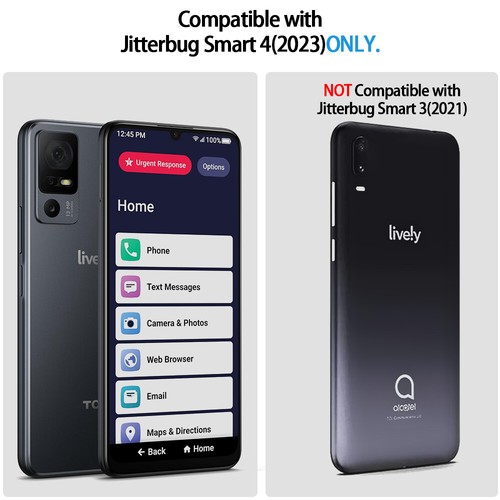 BELTRON Lively Jitterbug Smart 4 Slim Protective Grip Case (TCL 40XL / Smart4) - Picture 7 of 36
