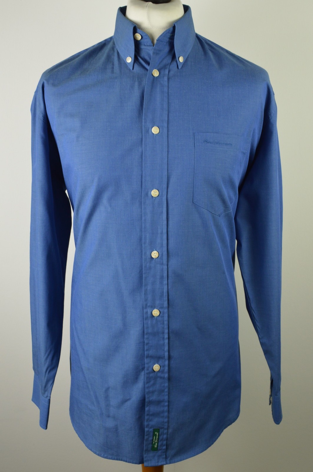 Homme Ben Sherman Bleu Shirt À Manches Longues Grandes XL vintage MOD Weller Homme Ben Sherman Bleu Shirt À Manches Longues Grandes XL vintage vintage XL MOD Weller 8582f1