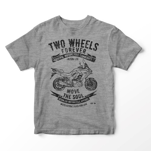 T-shirt JL Soul Illustration for a Kawasaki Versys 1000 2019 ventilatore moto - Foto 19 di 23