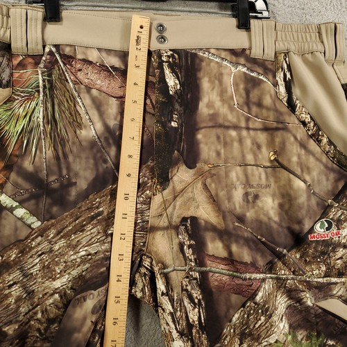 Mossy Oak Break Up Country Pants Sz 2X Scent Factor Soft Lined Hunting Camo - Picture 5 of 13