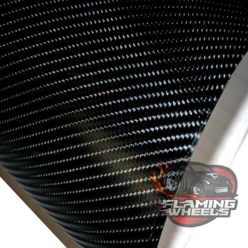 4D CARBON fibre vinyl real look wrap car bike sticker decal bonnet roof SQUEEGEE - Picture 4 of 11