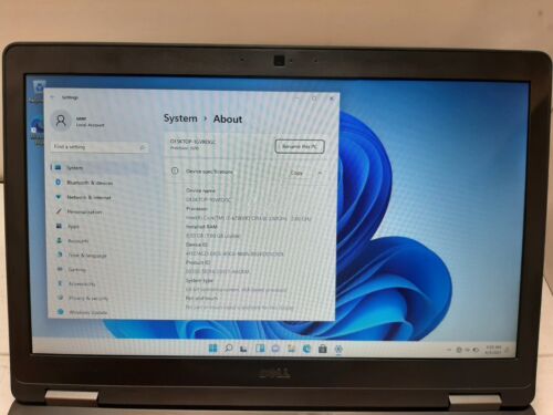 Dell Precision 3510 15.6" Laptop i7-6700HQ 8GB RAM 256GB SSD Win11 #97 - Picture 2 of 9