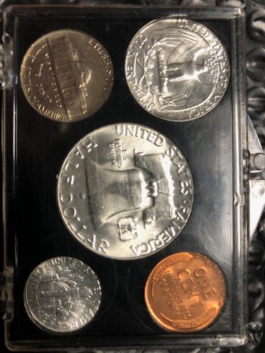 1954 Philadelphia Mint Silver Set Uncirculated In Original Vintage Case - Picture 6 of 6