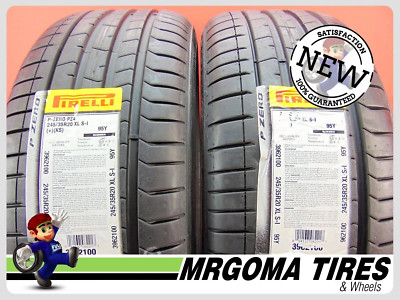 SET OF 2 NEW 245/35/20 PIRELLI P ZERO TM PZ4 SEAL INSIDE XL TIRES PZERO 2453520
