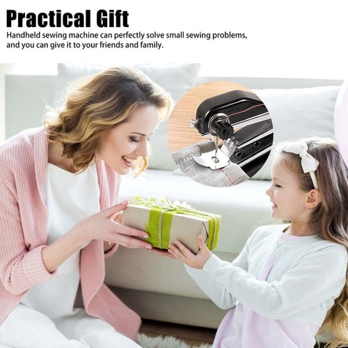 Mini DIY Portable Sewing Machine Tailor Stitch Hand-held Home Travel Cordless US - Picture 4 of 8