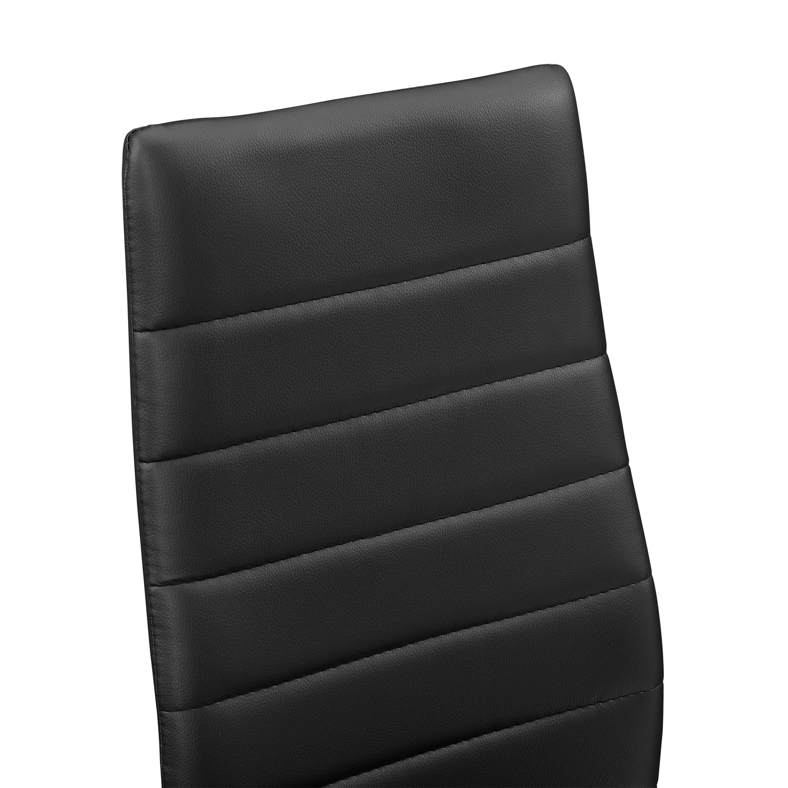 [en.casa] Esstisch mit 4 Stühlen schwarz 120x60cm Küchentisch Esszimmertisch