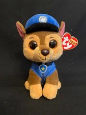 NWT TY Beanie Boos PAW PATROL Stuffed Animal CHASE Dog Breed German Shepherd