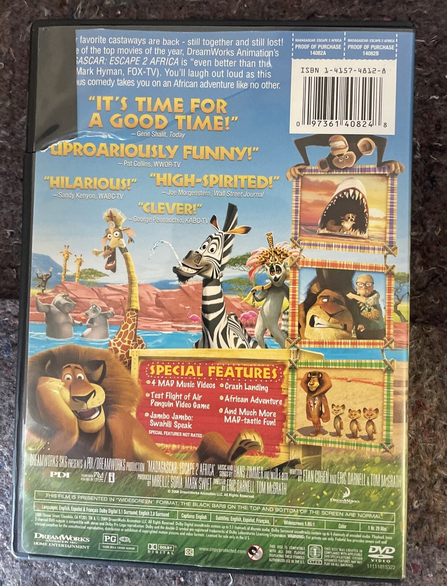 その他 Back In The Saddle [DVD] 2mvetro Madagascar 2 (DVD, 2009, Widescreen) (N-SWC) (DVD1001
