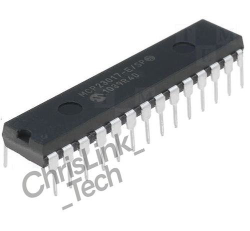 1/5/10PCS MCP23017-E/SP DIP28 16-Bit I/O Expander Chip I2C Interface IC - Picture 2 of 7
