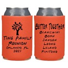 Family Reunion  Can Cooler Party Favor Koozies Better Together