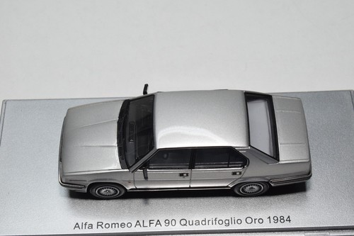 B52 1:43 KESS KE43000191 ALFA ROMEO 90 GOLD CLOVER 1984 GRIGIO MET. GRIGIO MB - Foto 7 di 14