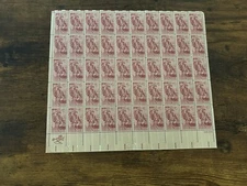 US SCOTT 1268 PANE OF 50 DANTE 100TH ANNIVERSARY STAMPS 5¢ FACE MNH