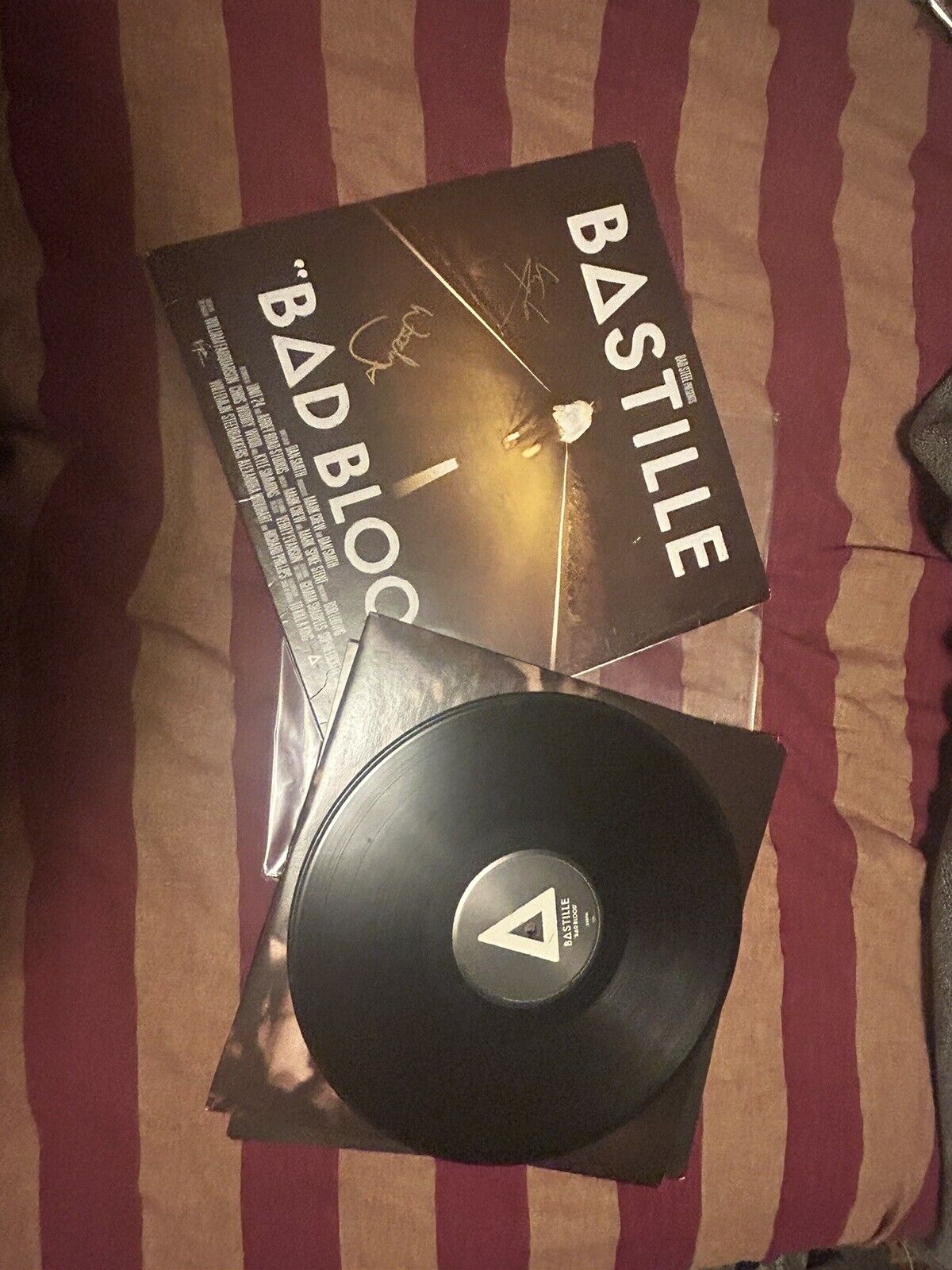Bastille (Signed)-Bad Blood-VINYL LP-USED-2/4 Members Signed