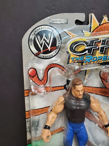 Jakks Pacific WWE 2005 Off the Ropes Serie 9: Chris Benoit Sin usar, en caja sellado de fábrica - Imagen 17 de 19