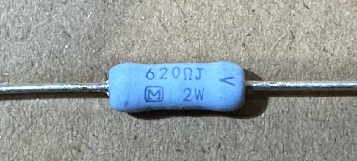 2x 10R Ohm Metal(Oxide) Film Resistors/ Metallfilm Wiederstände Insulated Lead 2x 10R Ohm Metal(Oxide) Film Resistors/ Metallfilm Wiederstände Insulated Lead
