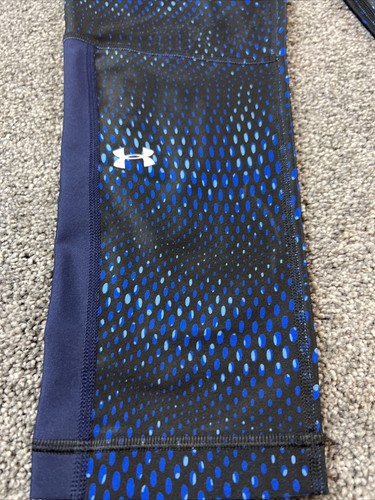 UNDER ARMOUR DAMEN HEATGEAR COMPRESSION CAPRI blau/schwarz Größe Medium - Bild 2 von 11