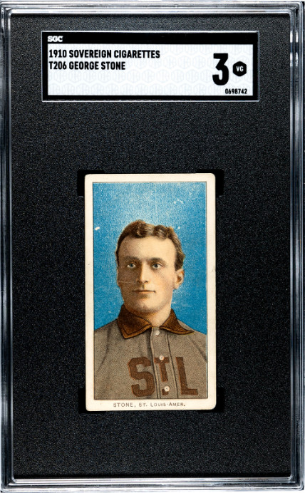 1910 Sovereign (T206) Stone, George - SGC 3 TOUGH