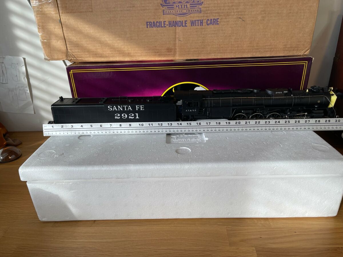 MTH MT-3015L 4-8-4 SANTA FE NORTHERN 2921 PROTO SOUND O SCAL MTH MT-3015L 4-8-4 SANTA FE NORTHERN 2921 PROTO SOUND O SCAL
