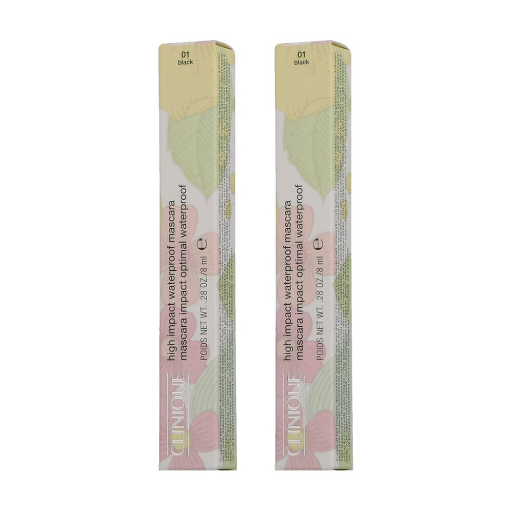 Тушь для ресниц Clinique High Impact - Водостойкая 01 черная 7 мл - 2 шт 10590₽