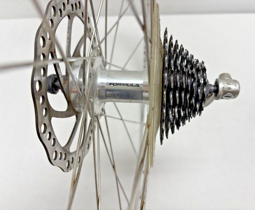 Alexrims R500 8-Speed 32-Spoke Aluminum Disc Brake 700C Wheelset Formula Hubs - Picture 7 of 16