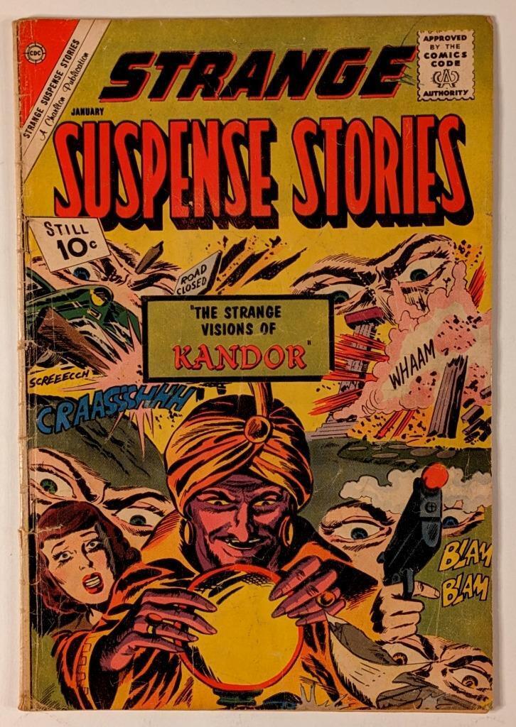Strange Suspense Stories #57 Jan 1962 Charlton Silver Age Comic Book 1.5